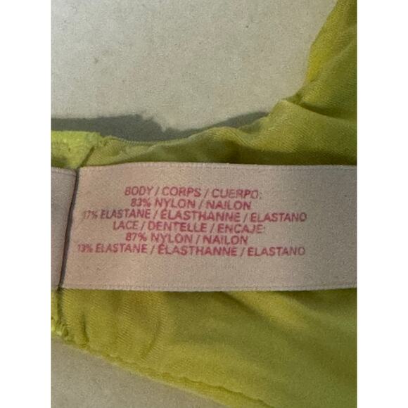 Victoria's Secret Bra Push Up 36D Yellow Lace - Picture 4 of 6
